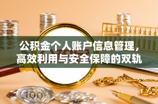 市南公积金个人账户信息管理，高效利用与安全保障的双轨并行