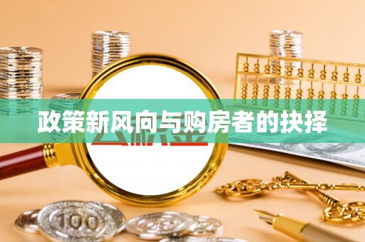 市南政策新风向与购房者的抉择