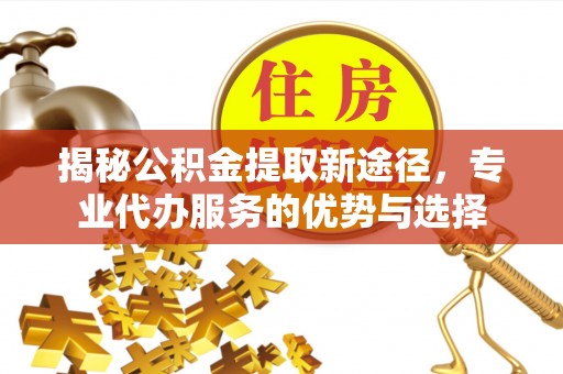 市南揭秘公积金提取新途径，专业代办服务的优势与选择