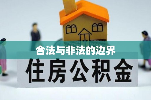 市南合法与非法的边界