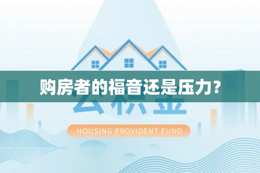 市南购房者的福音还是压力？