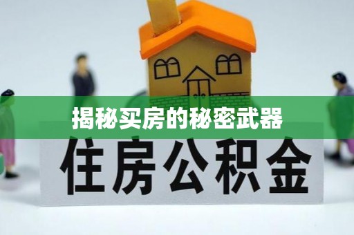 市南揭秘买房的秘密武器