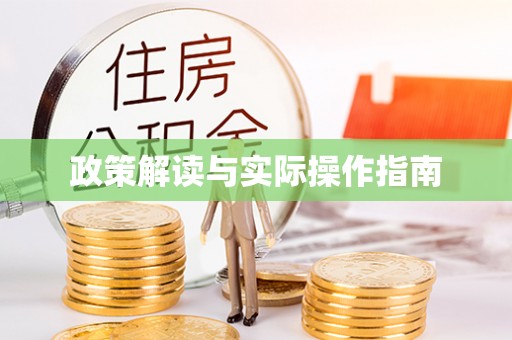 市南政策解读与实际操作指南