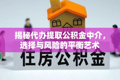 市南揭秘代办提取公积金中介，选择与风险的平衡艺术