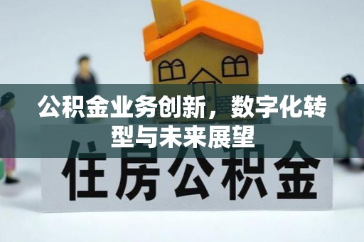 市南公积金业务创新，数字化转型与未来展望