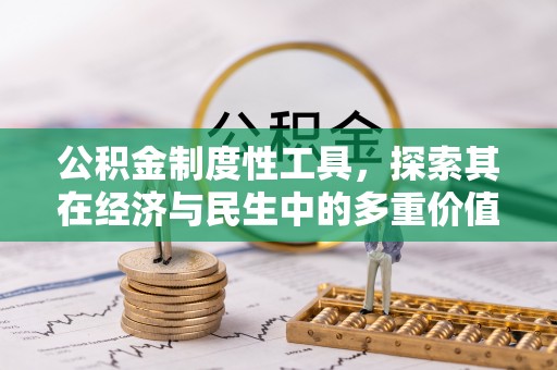 市南公积金制度性工具，探索其在经济与民生中的多重价值