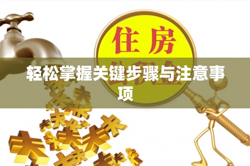 市南轻松掌握关键步骤与注意事项